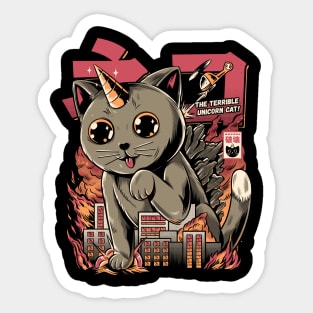 Catzilla - The Cat Monster Sticker